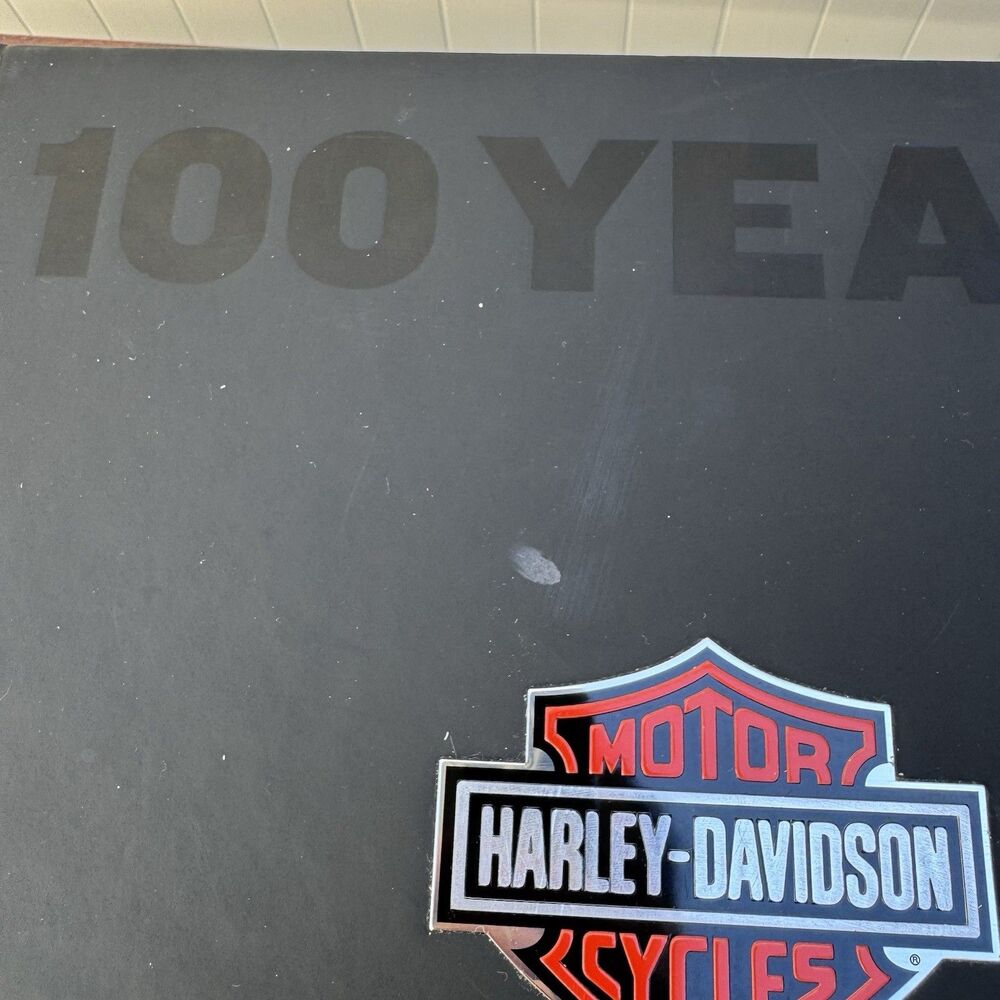 Harley Davidson "100 Years" Hard Cover Book by Willie G. Davidson. 1st Edition - Picture 2 of 11